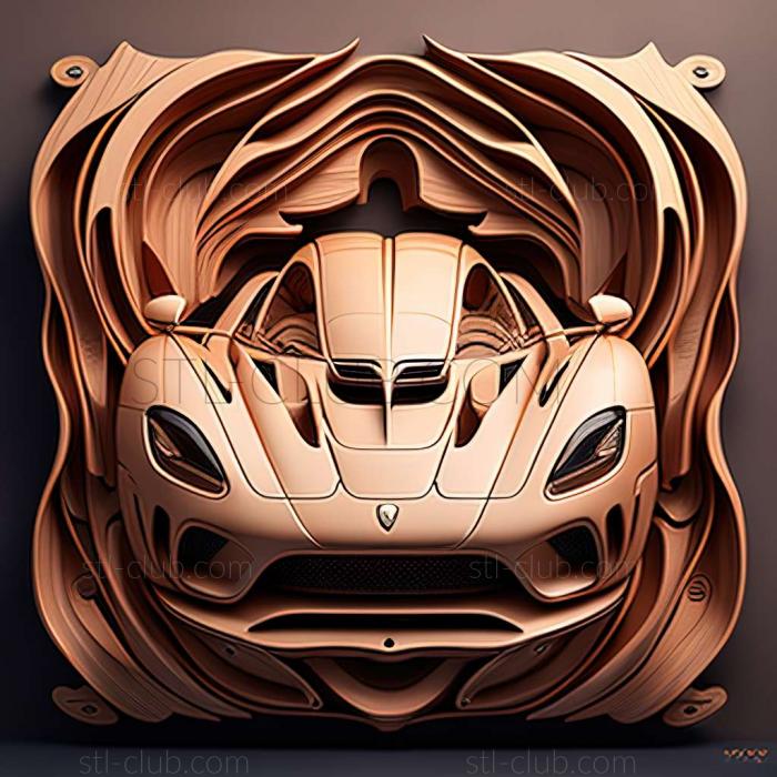 3D модель Koenigsegg Agera (STL)